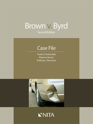 cover image of Brown v. Byrd Case File